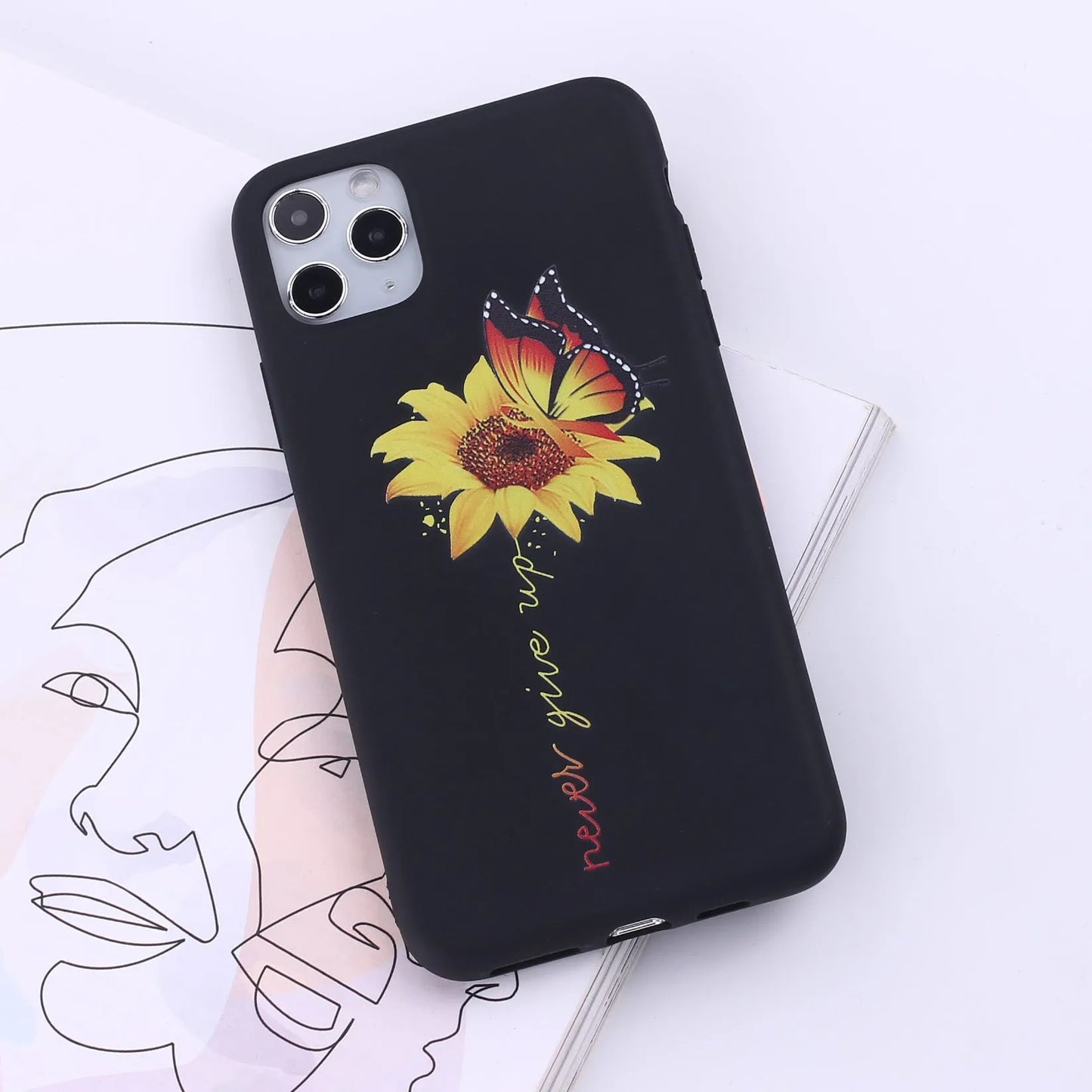 TPU mobile phone case for Apple iPhone in a selection of multi-colour painted back cover designs.