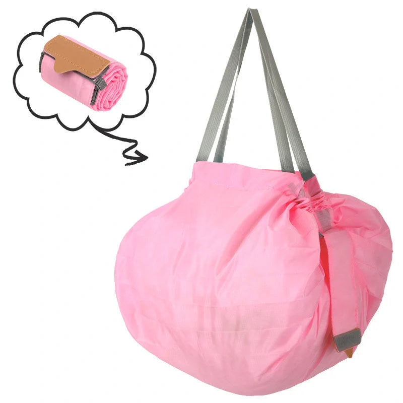 Dorathye Foldable Waterproof Shopping Bags in various colors, showcasing large capacity and durable design