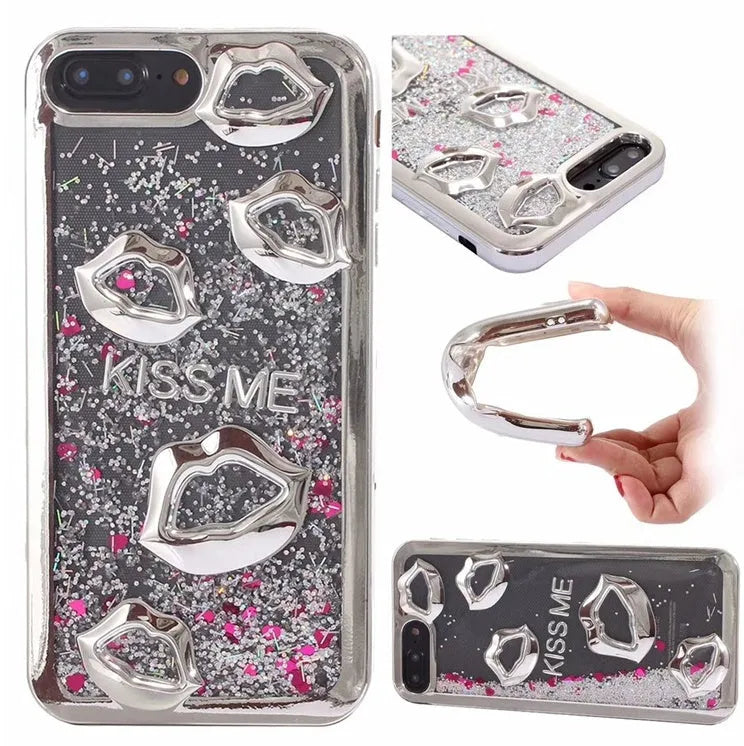 Huawei P series 3D lip TPU phone case in multiple colour options
