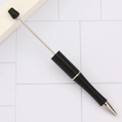Rotating bead ballpoint pen in gradient colour with ABS plastic and steel wire construction