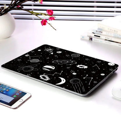 Cartoon Space Series hard plastic laptop case for Apple MacBook Air Pro Retina, nine picture options