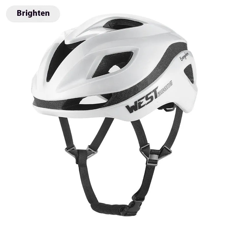 Adult road bike safety helmet in multiple colours with adjustable 58-61cm fit