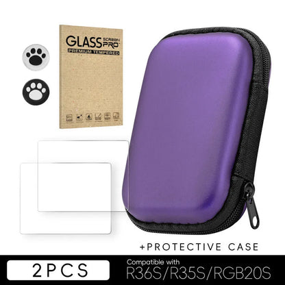 Tempered film for R36S R35S RGB20S handheld game machine, 3.5 inch HD scratch-proof dustproof screen protector
