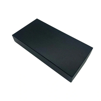 Minimalist black EVA kitchen knife set in gift box, perfect for home chefs