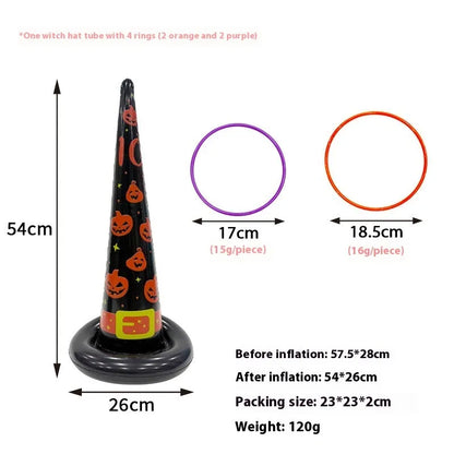 Inflatable Octopus Ferrule Throwing Toy in multiple colours for teenager ability training