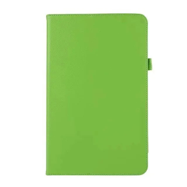 Litchi pattern imitation leather phone case in assorted colours including white, pink, red, and black.