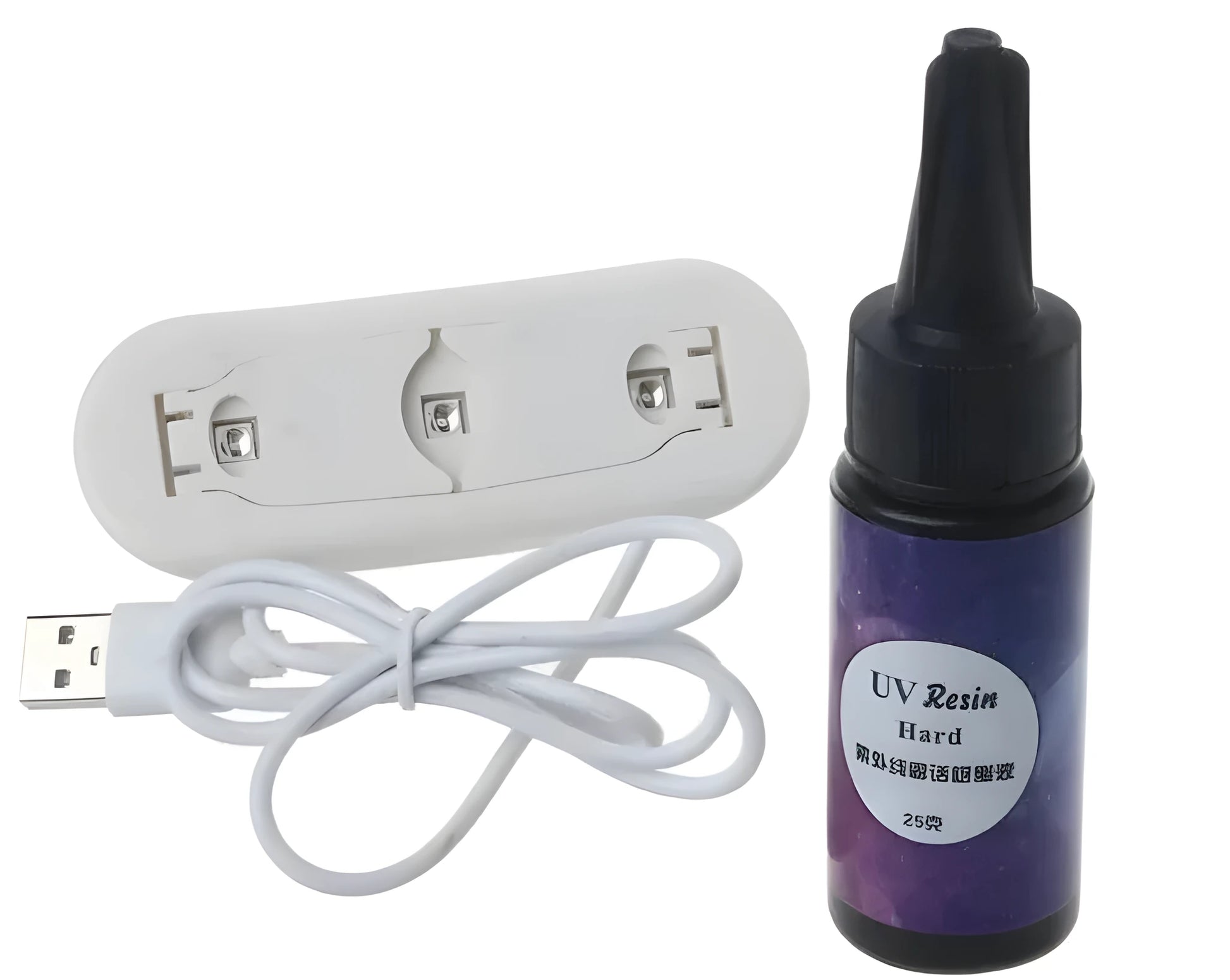 UV dryer lamp for epoxy DIY jewellery with timer and 365nm ultraviolet light curing tool