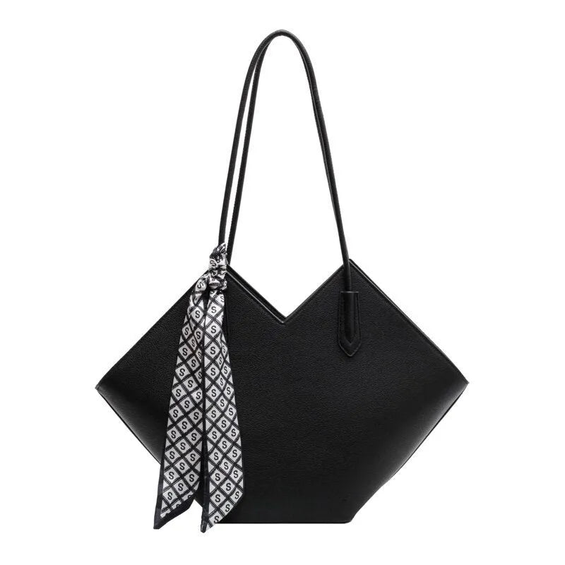 Women's fashion shoulder bag with 43cm width and sandwich pocket design in eight colour options including beige, black, brown, coffee, gray, green, khaki, and yellow