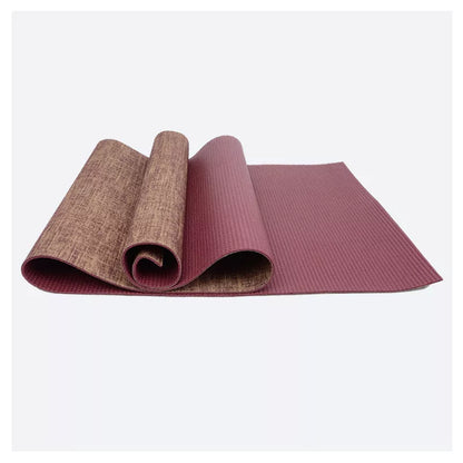Anti-slip sports yoga mat in various colors, perfect for yoga and fitness
