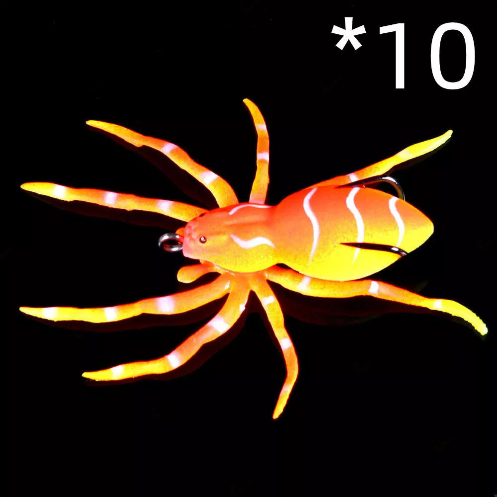 Bionic Soft Frog Lure 8cm 7g in various colors for realistic fishing bait