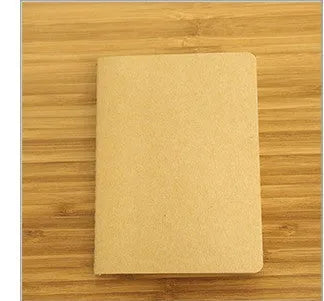 Retro plain graffiti sketchbook in black, white, cowhide colour, or grey with soft-text paper pages.