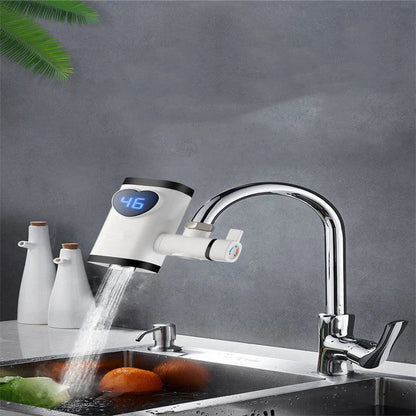 Fast Heat Electric Heating Faucet with free installation and instant hot water feature