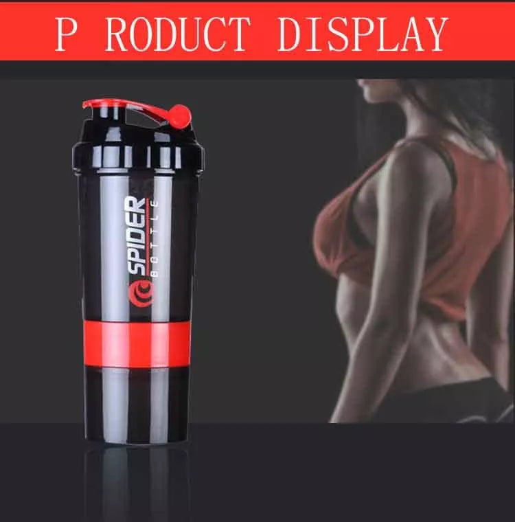 Three-layer combination shake cup in various colors with snap-on filter