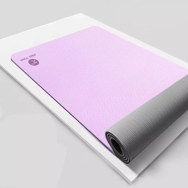 Pido TPE yoga mat in selected color, perfect for beginners with non-slip surface