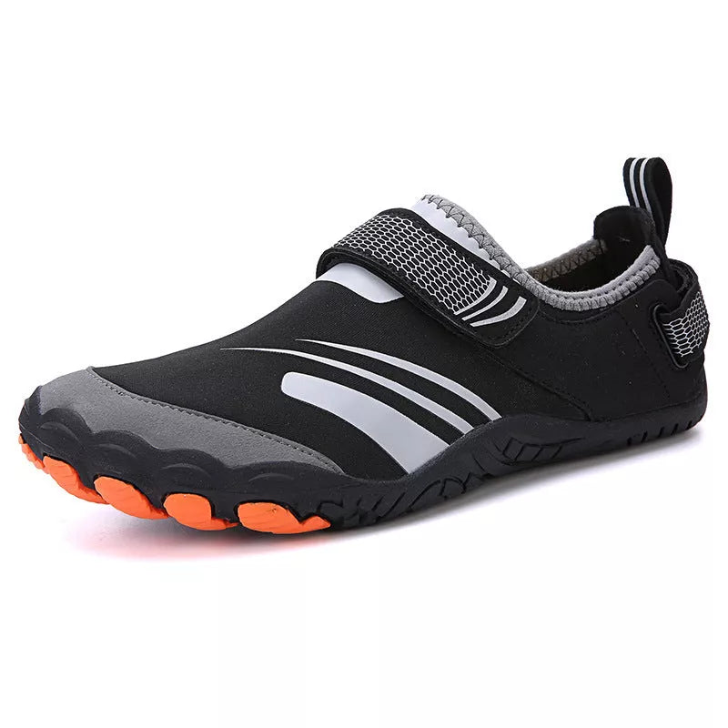 Men's multi-sport shoes in various colors for mountaineering, rock climbing, and cycling