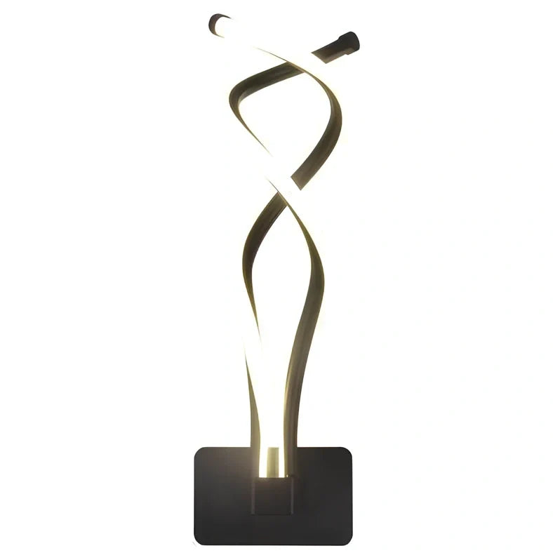 Nordic minimalist LED wall lamp in black with silicone shade, 220V for bedroom bedside use, 30000-hour lifespan