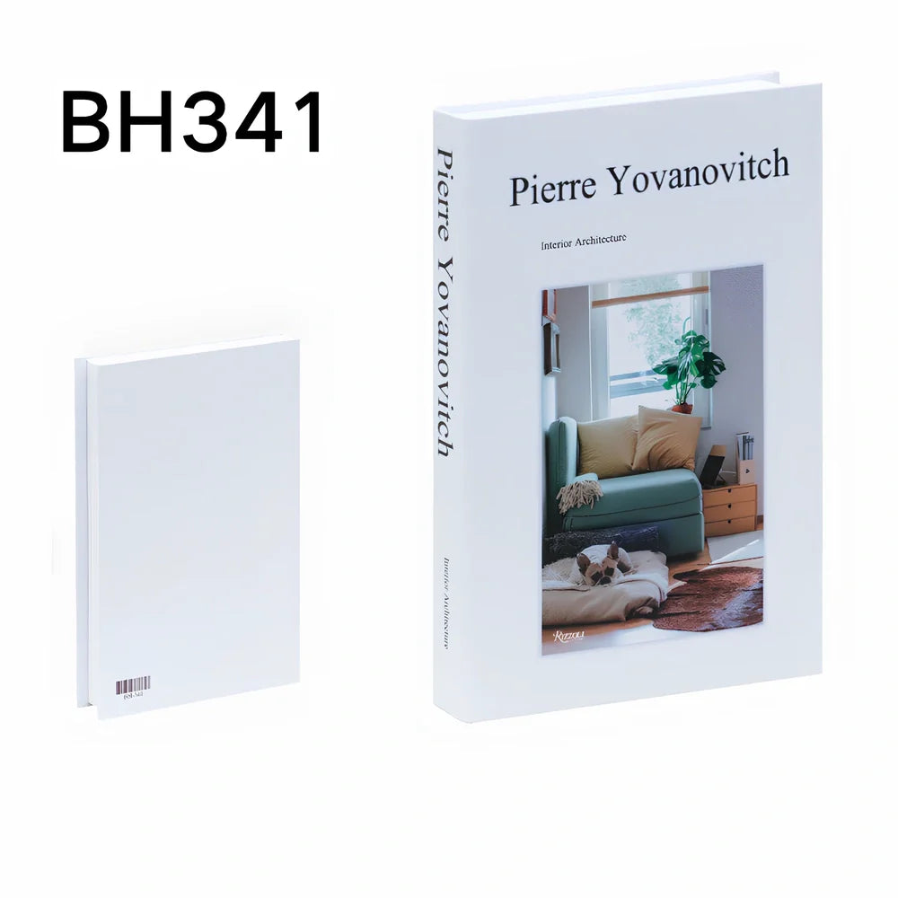 Simulation book ornament 27x18x6cm cardboard decorative prop with text design