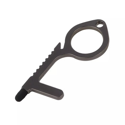 Alloy protective door opener keychain in various colors