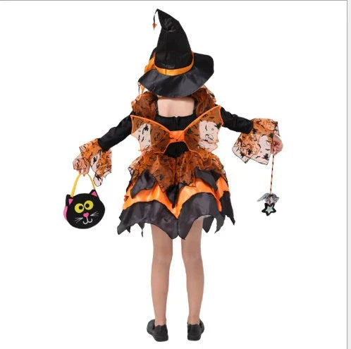 A high-quality, stylish princess costume in various sizes perfect for Halloween dress-up and creating magical memories