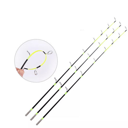 50cm70cm Flat Tip Ice Fishing Rod with carbon construction and choice of handle types