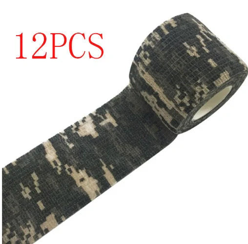 Camouflage Non-woven Elastic Bandage with self-adhesive feature for secure wound coverage