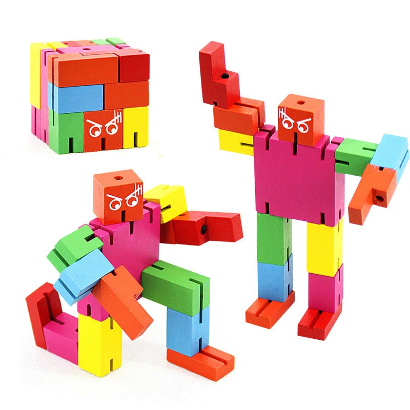 Assembled wooden educational toys for children, featuring multi-function gameplay and safe, non-toxic materials