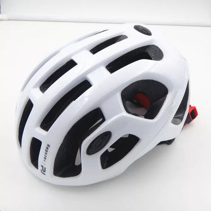 Adult bicycle helmet in vibrant colors with PC+EPS construction for safety and style