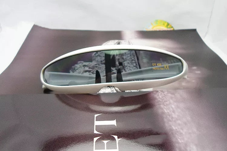 Sports sunglasses with PC lenses and plastic frame in multiple colors