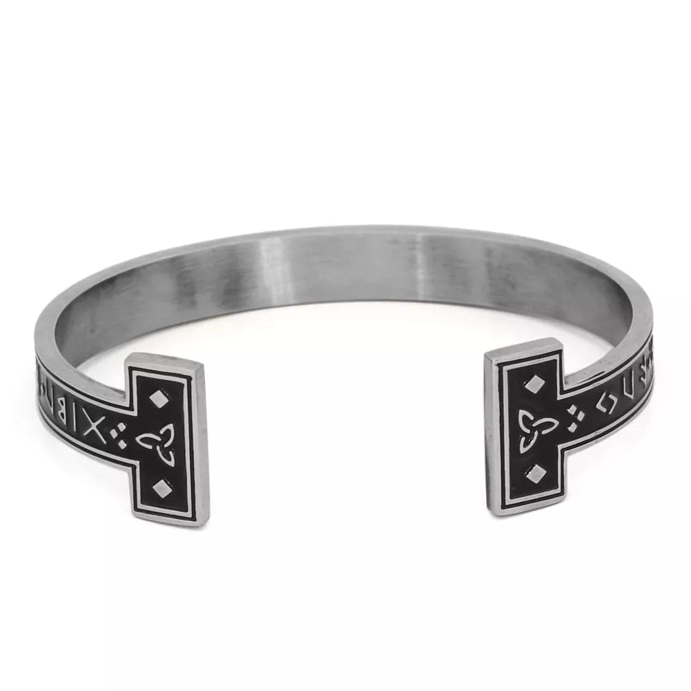Viking Bracelet Ornament in titanium steel with adjustable live port