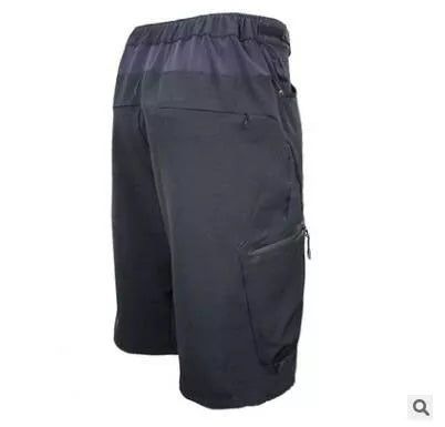 Outdoor Cycling Outwear Shorts in blue and black, sizes M to XXL
