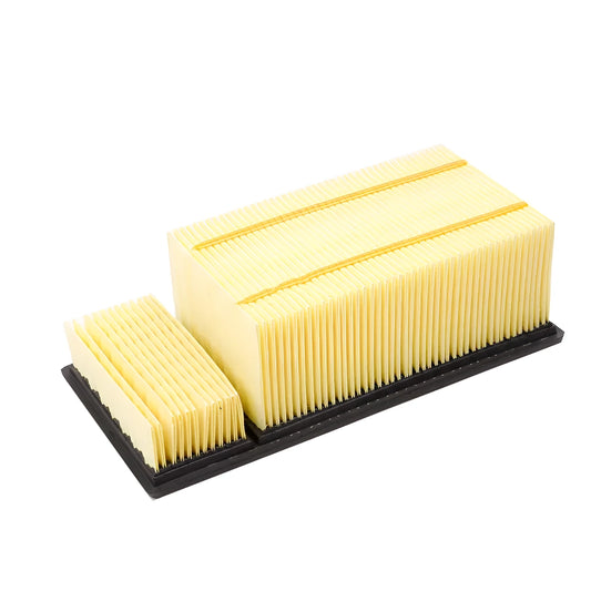 Air filter cartridge for Dodge Ram pickup truck showing dimensions.