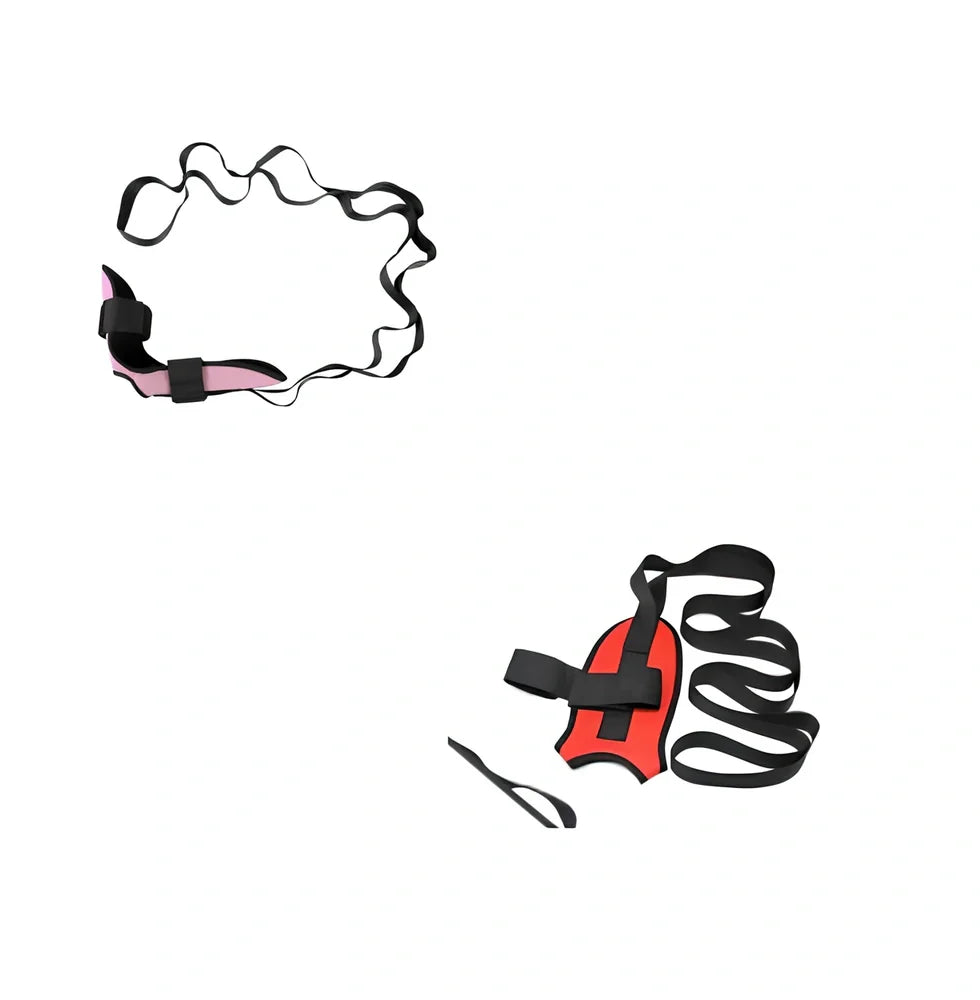 Fitness stretching belt for plantar fasciitis with 23cm length and multiple colour options