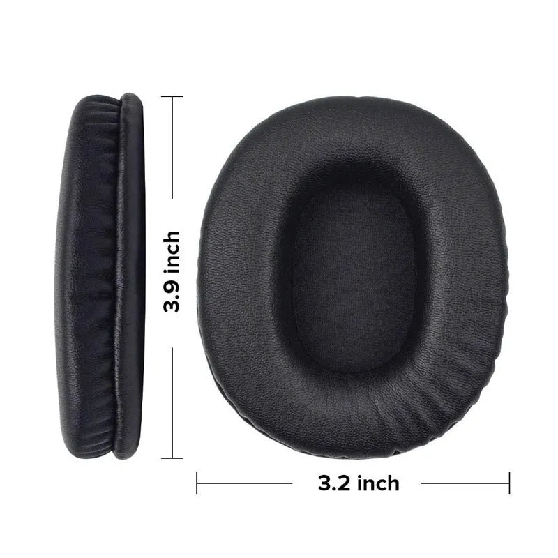 Black soft PU leather headphone covers for Sony 1R, set of 2 pieces for ear cup protection