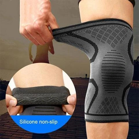 Breathable anti-slip knee support in various colors and sizes