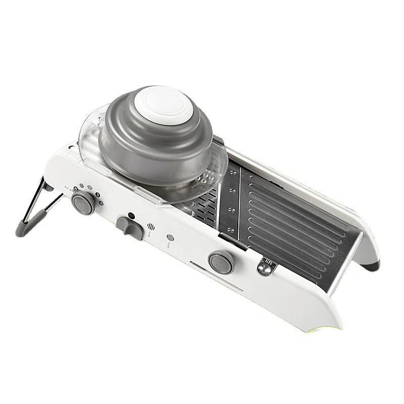 Terka Adjustable Stainless Steel Kitchen Vegetable Slicer with 18 cut options