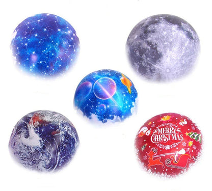 Galaxy Projector Lamp with various celestial projection effects, including moon, constellation, and earth patterns