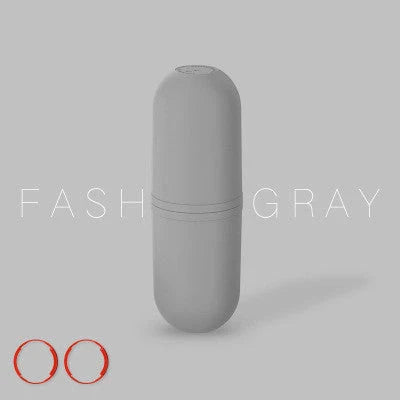 Capsule-shaped travel bottle in various colors with leak-proof design for outdoor use