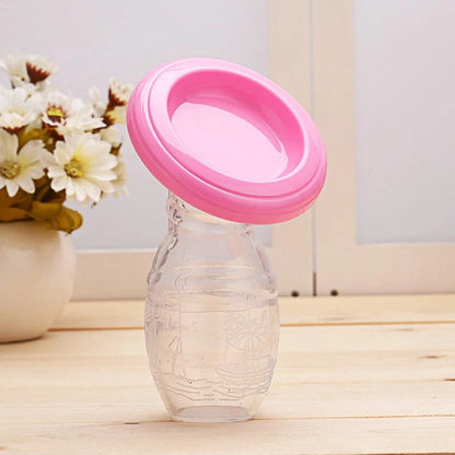 Full Silicone Breast Milk Collector with large opening for comfortable fit