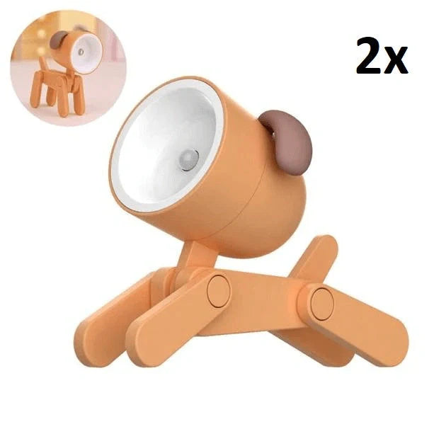 LED decorative animal night light in various colours measuring 55x35x80mm