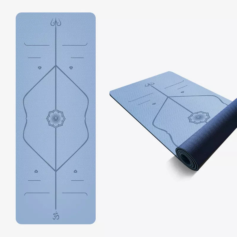 Pido TPE yoga mat in selected color, perfect for beginners with non-slip surface