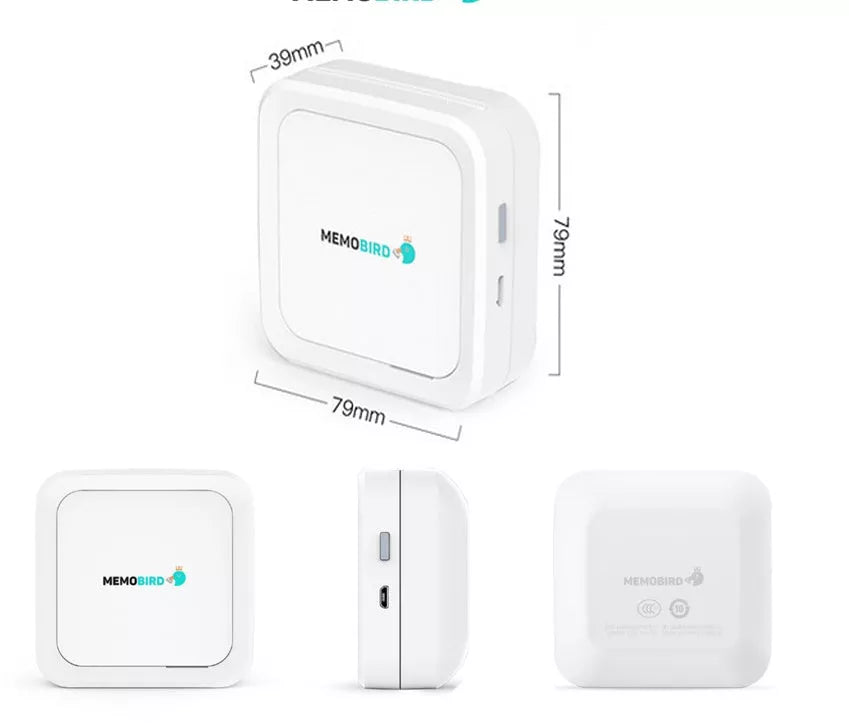 Thermal Pocket Portable Bluetooth Printer with compact design and wireless printing capability