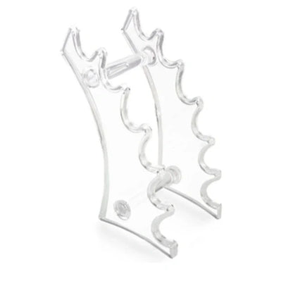 14-hole makeup brush holder in various colors for organized brush storage and drying