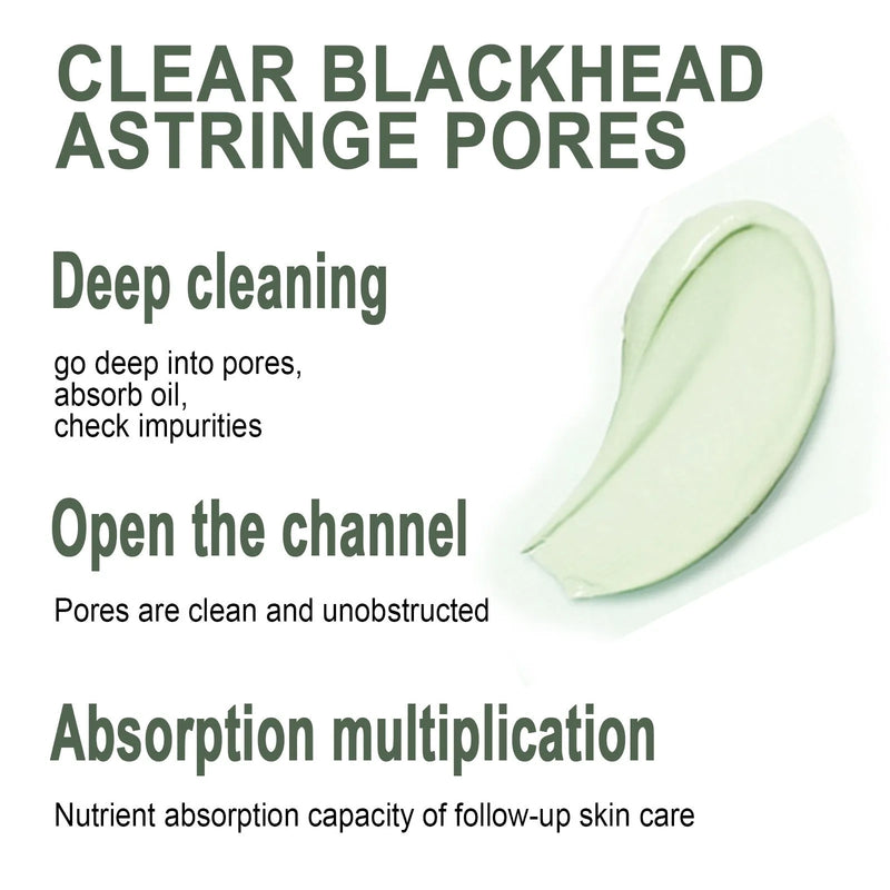 Green Tea Cleansing Mask Firming Ice Skin Facial Mask 30ml or 100ml Cooling Cleansing Firming Skincare for Daily Face Care
