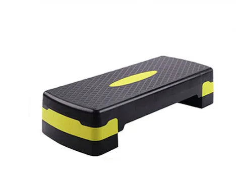 Fit Step aerobics platform measuring 68cm by 28cm by 15cm in ABS plastic for home fitness workouts