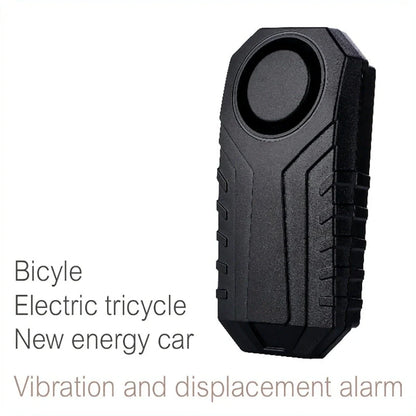 Electric vehicle remote alarm with black PC case and adjustable sensitivity settings