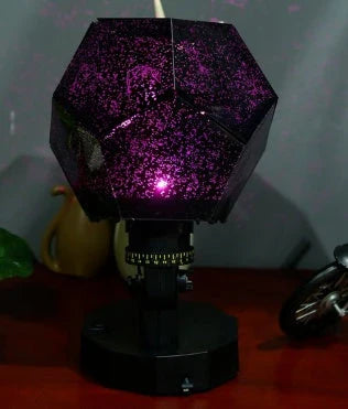 Enchanting Star Projection Lamp casting a mesmerizing display of twinkling stars across a wall