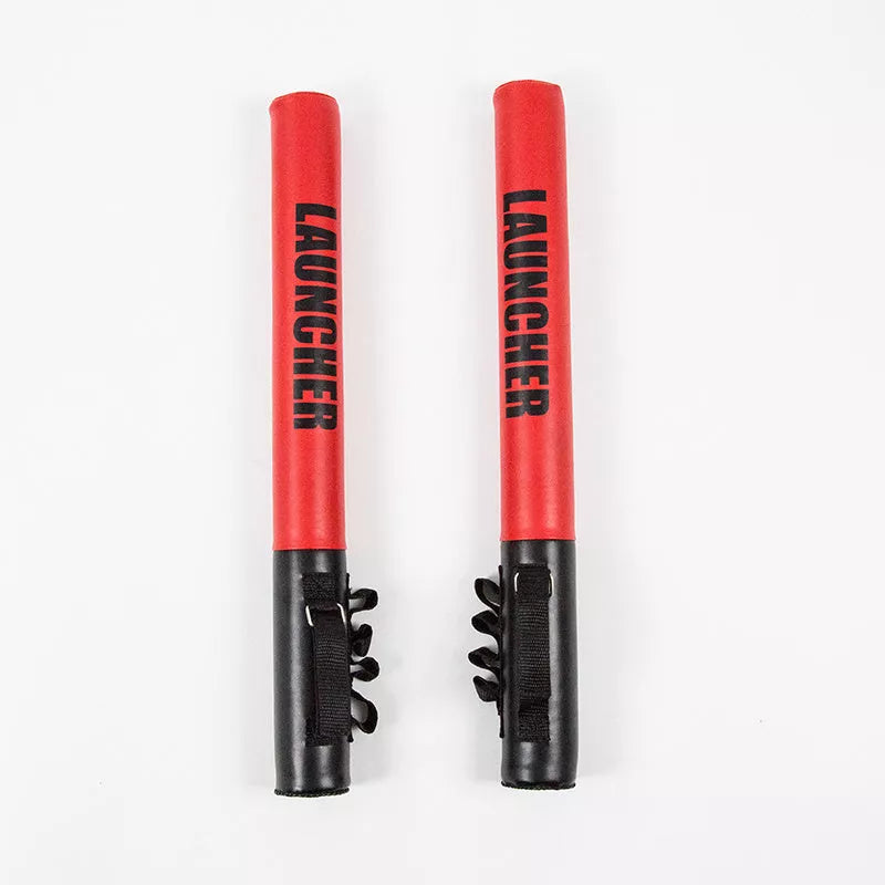 Boxing reaction target stick target in red and white for precision training