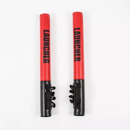 Boxing reaction target stick target in red and white for precision training
