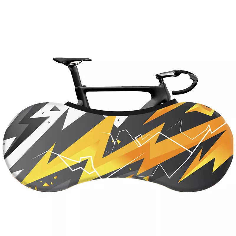 Customizable bicycle tyre cover with super elasticity for durable tyre protection
