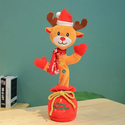 Dancing Christmas Tree Electronic Plush Toy with singing and recording features